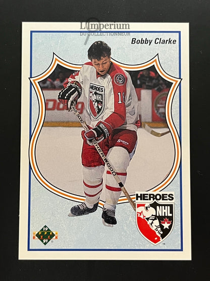 509. Bobby Clarke HERO Upper Deck 1990-91 Hockey Card