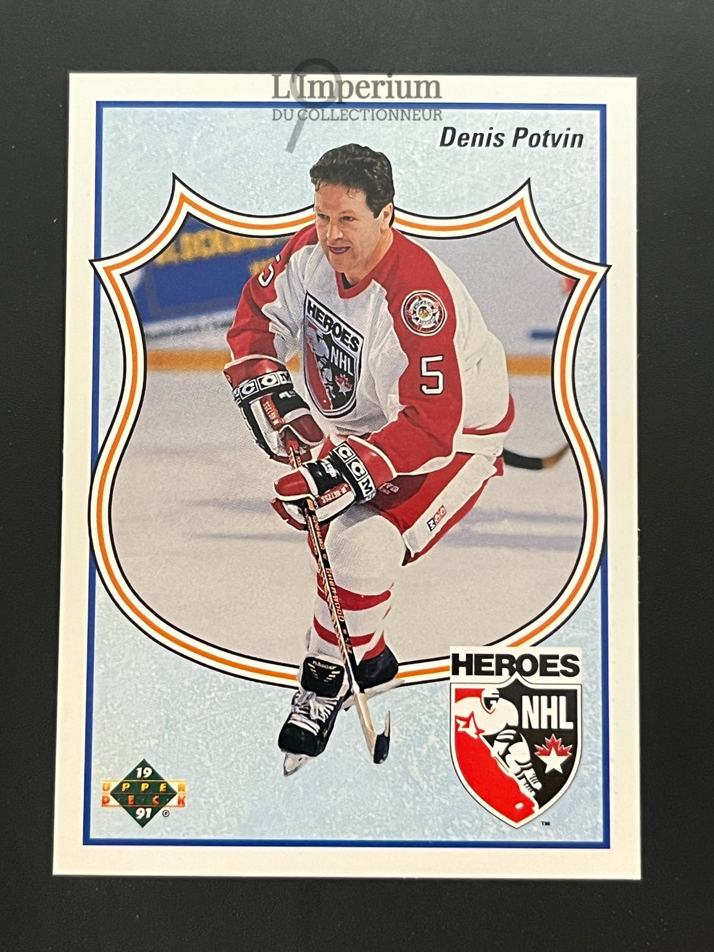 515. Denis Potvin HERO Upper Deck 1990-91 Hockey Card