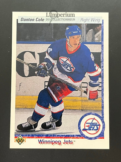 517. Danton Cole RC Upper Deck 1990-91 Hockey Card
