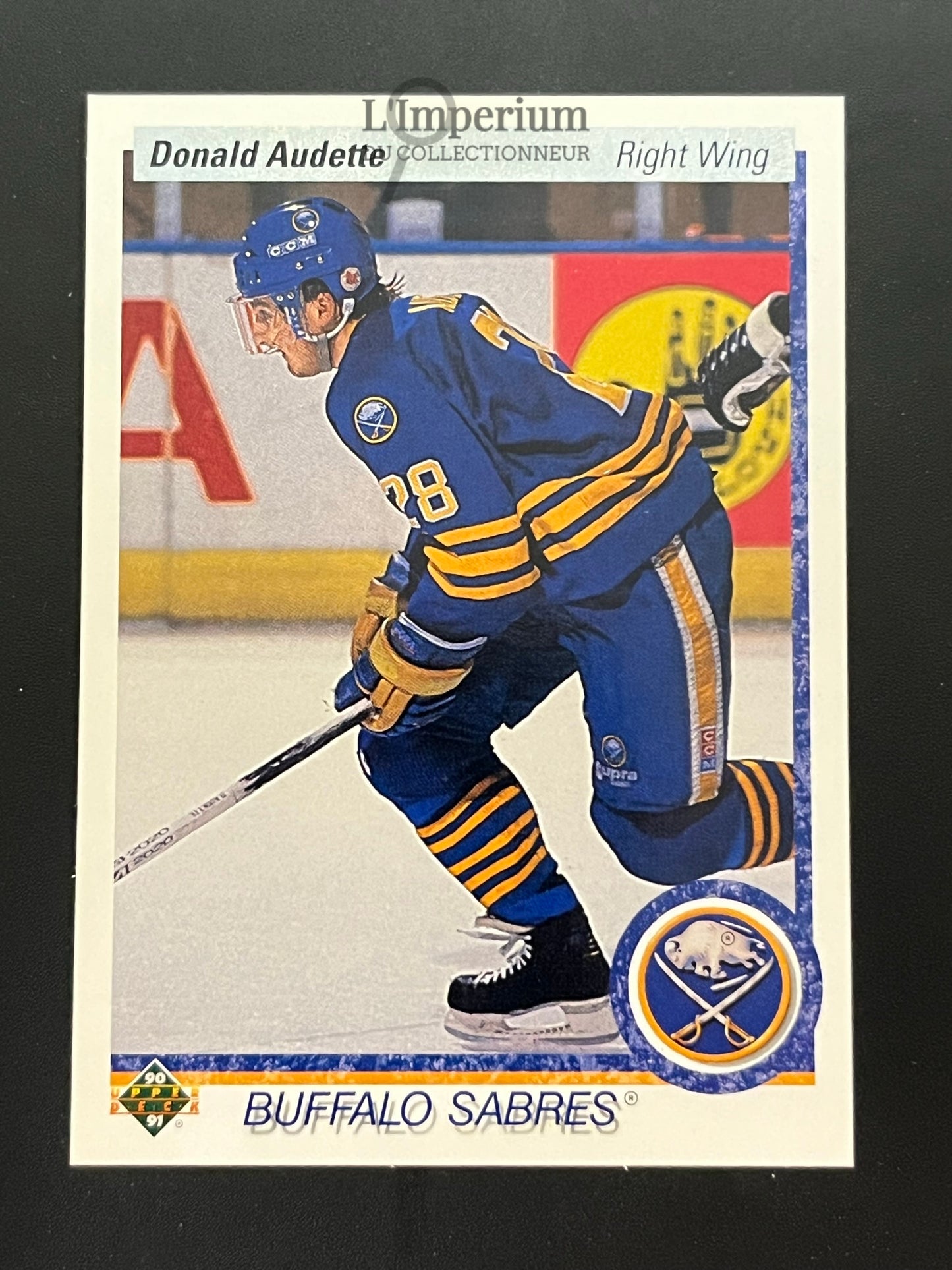 519. Donald Audette RC Upper Deck 1990-91 Hockey Card