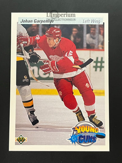 523. Johan Garpenlov YG, RC Upper Deck 1990-91 Hockey Card