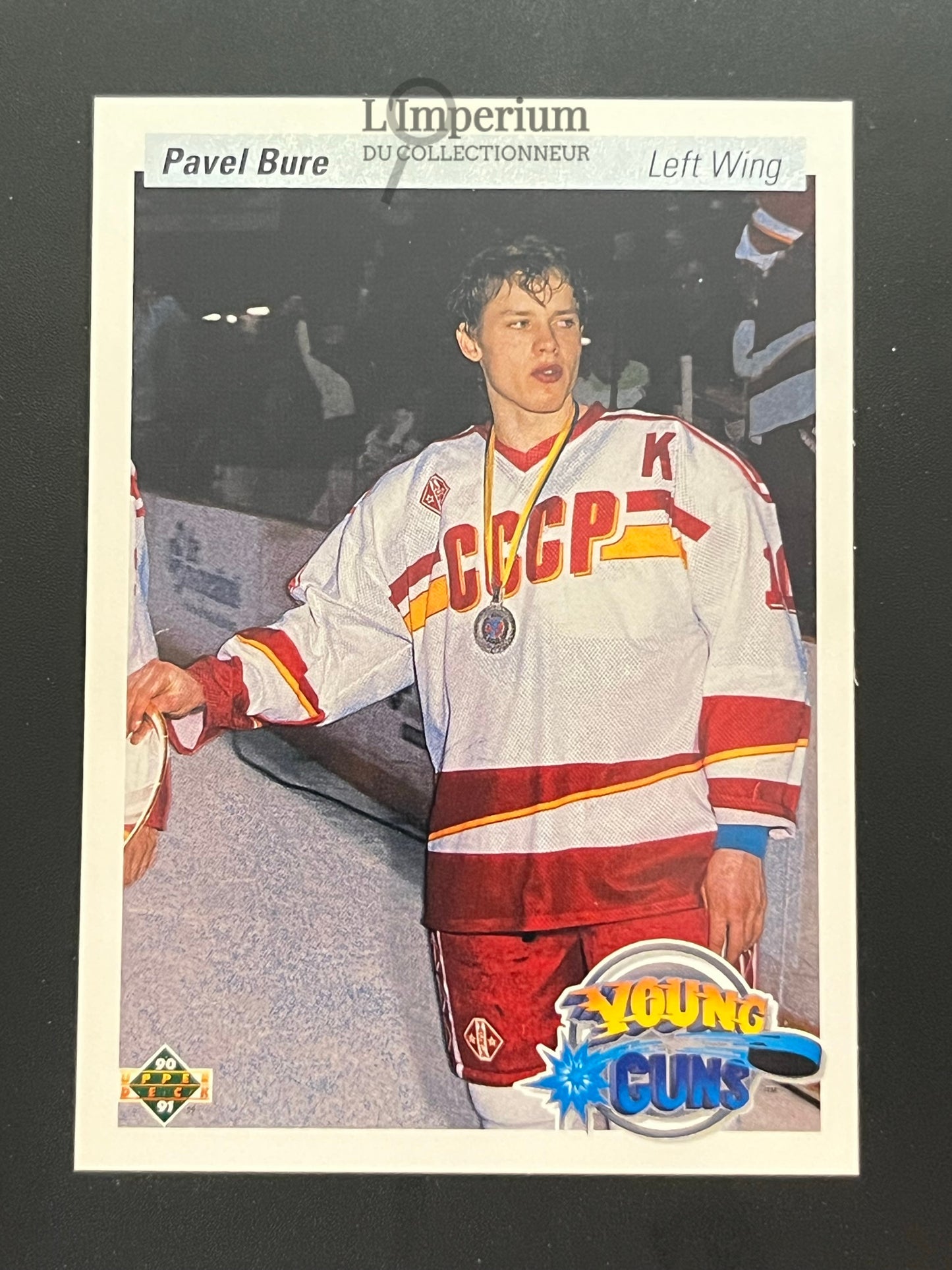 526. Pavel Bure YG, RC Upper Deck 1990-91 Hockey Card