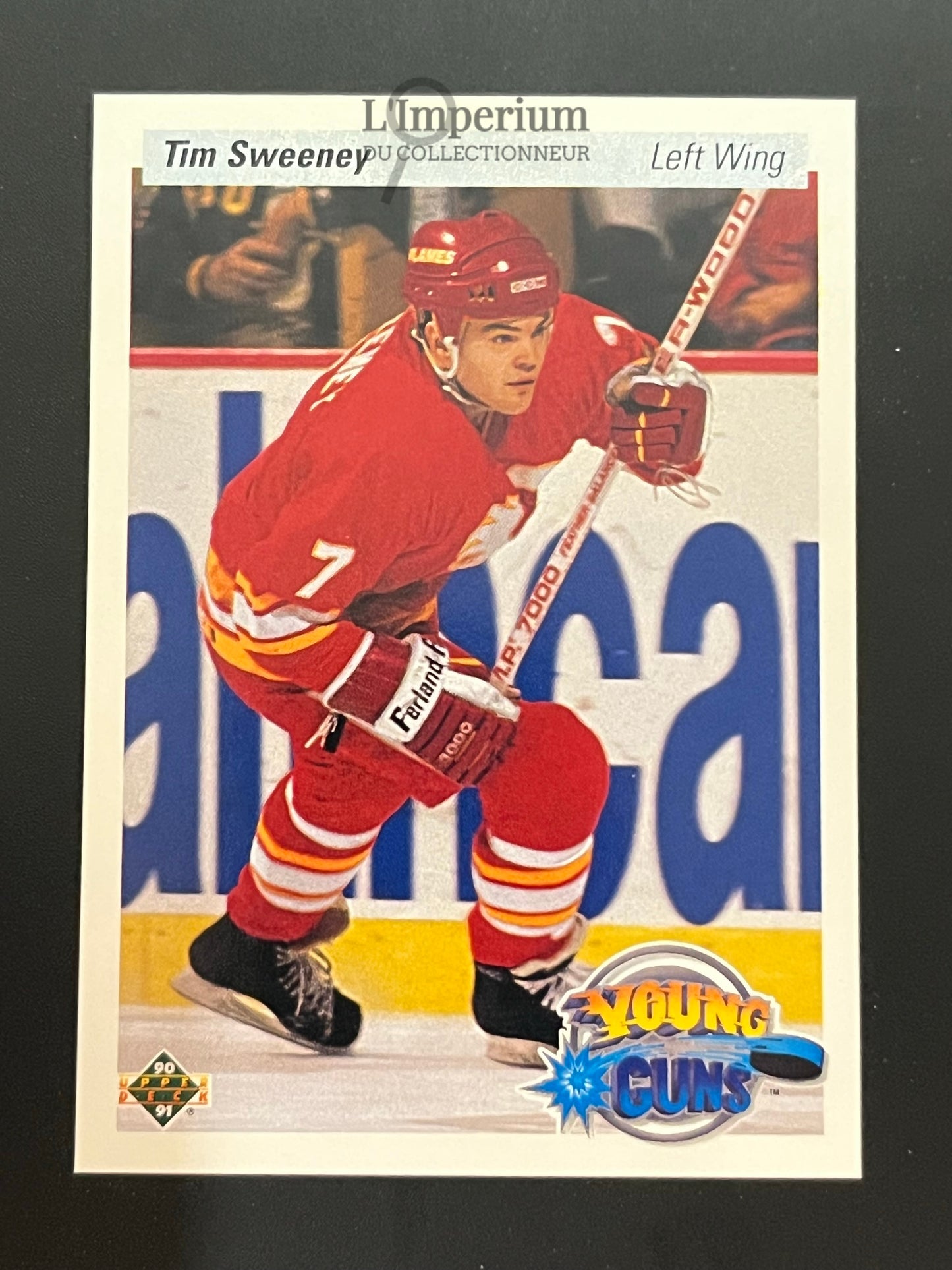 531. Tim Sweeney YG, RC Upper Deck 1990-91 Hockey Card