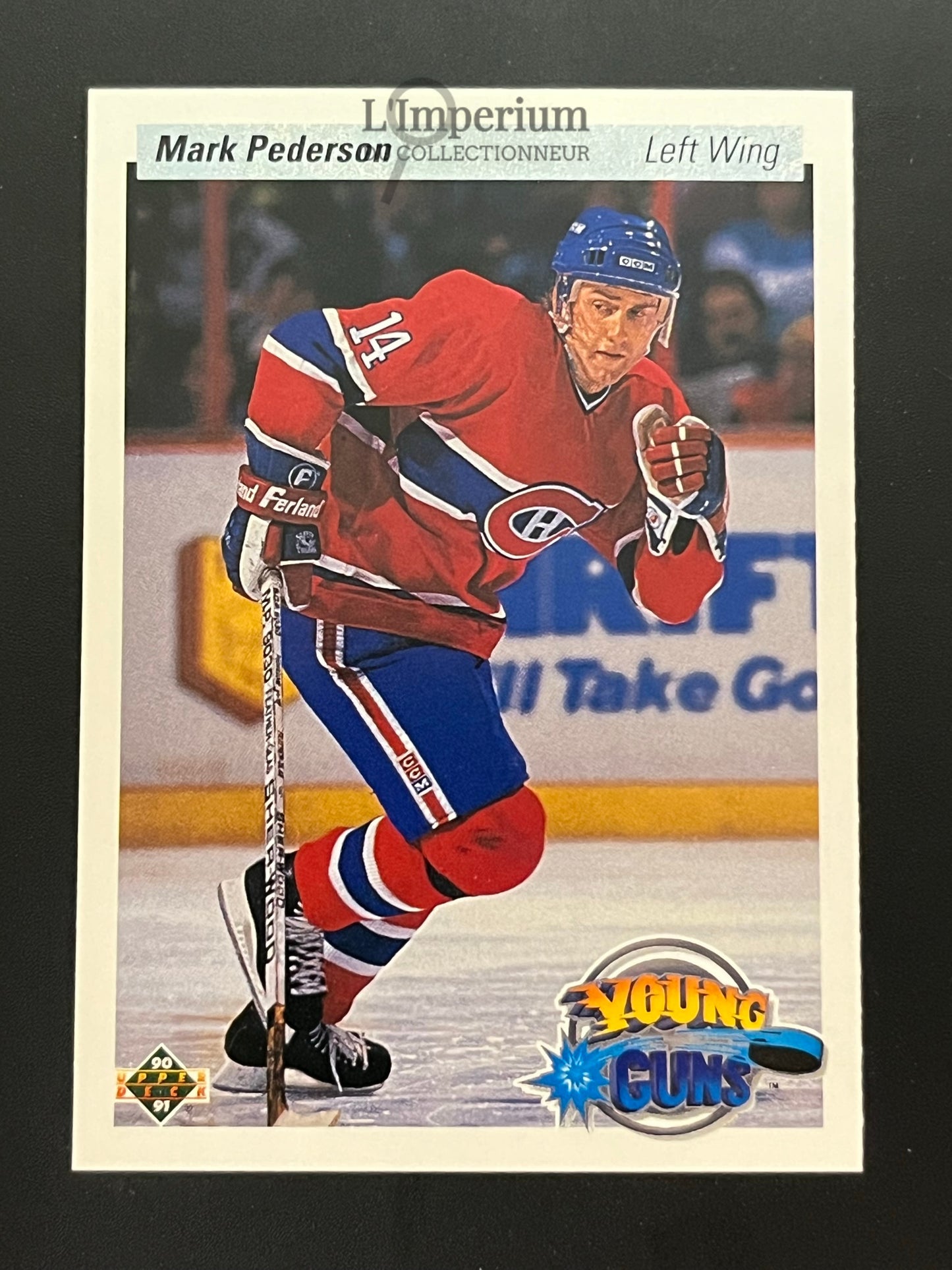 532. Mark Pederson YG, RC Upper Deck 1990-91 Hockey Card