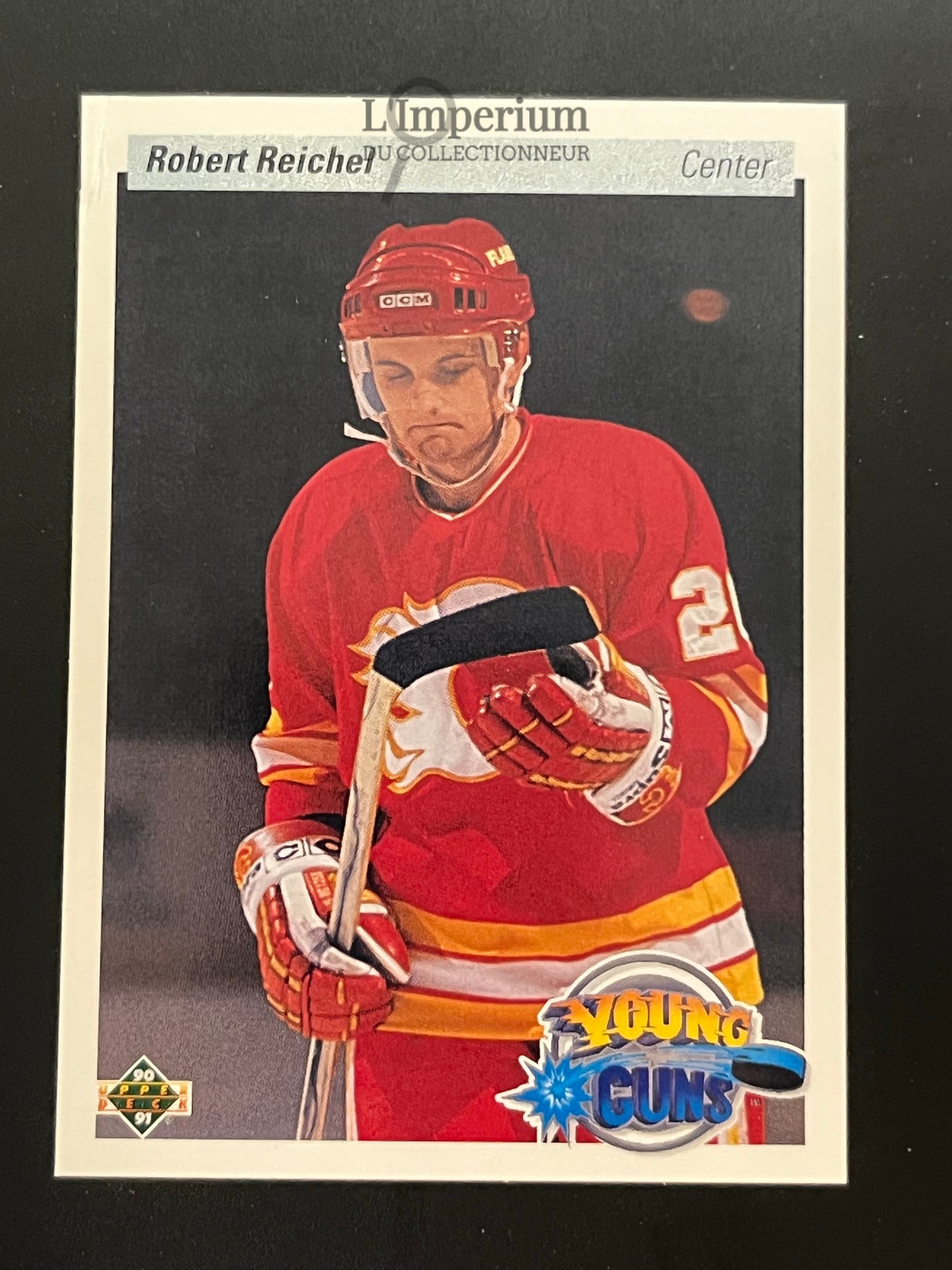 533. Robert Reichel YG, RC Upper Deck 1990-91 Hockey Card