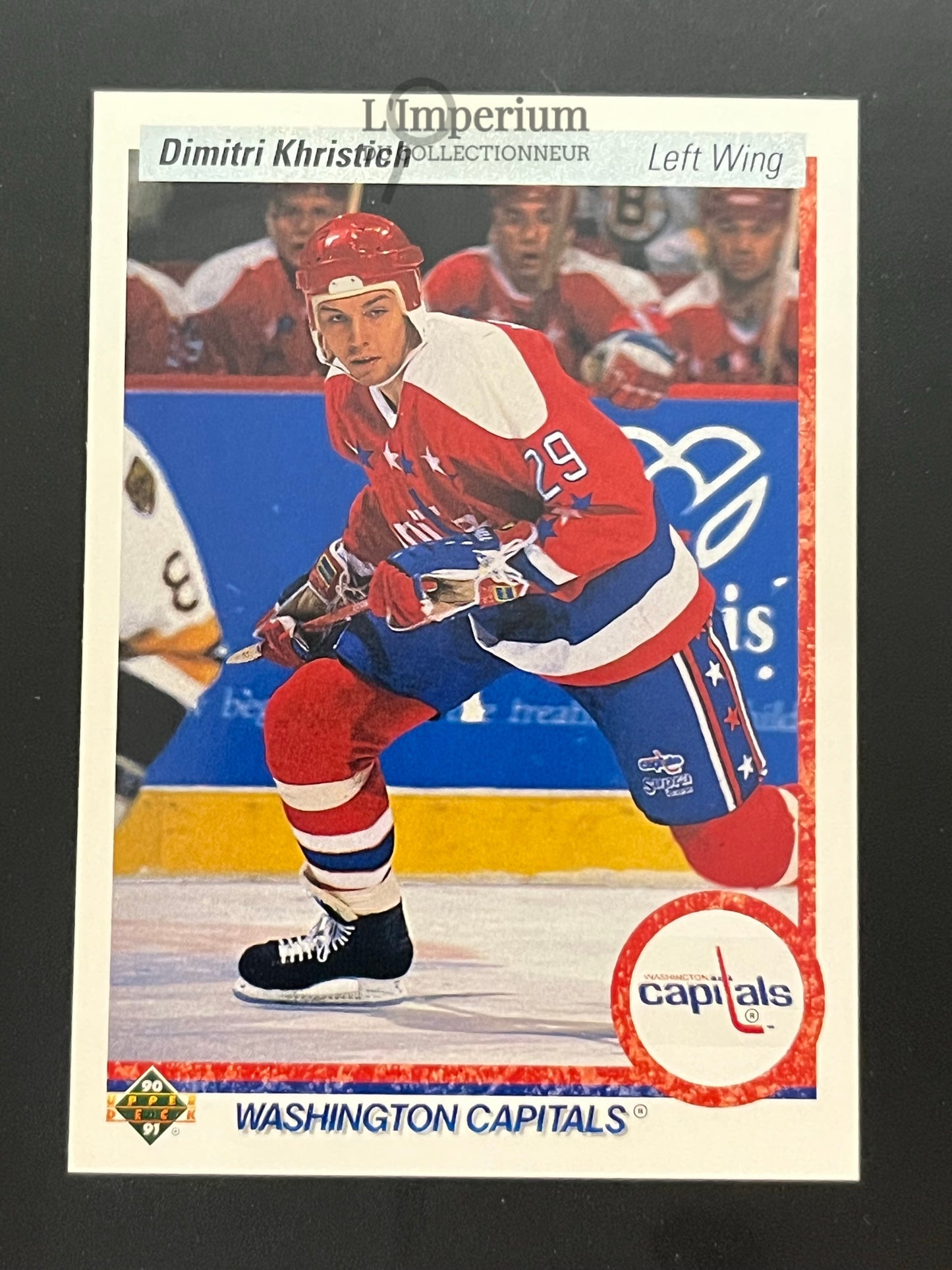 537. Dimitri Khristich RC Upper Deck 1990-91 Hockey Card
