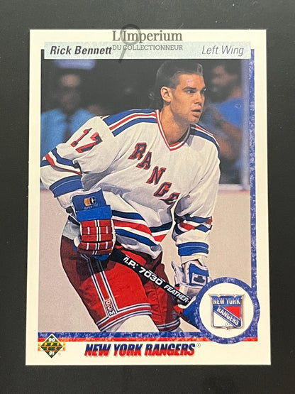 540. Rick Bennett RC Upper Deck 1990-91 Hockey Card