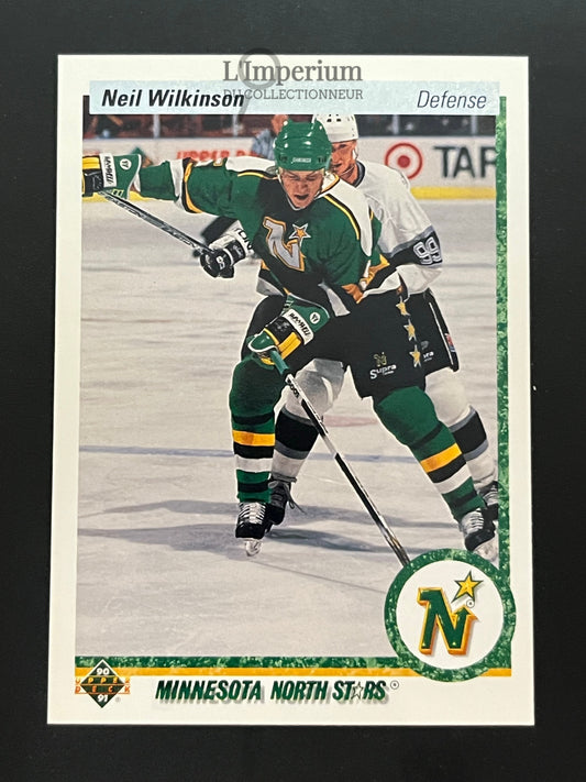547. Neil Wilkinson RC Upper Deck 1990-91 Hockey Card