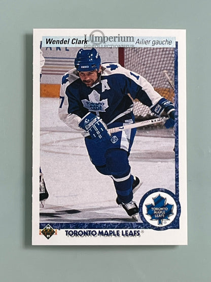 3. Wendel Clark Upper Deck 1990-91 French Hockey Card