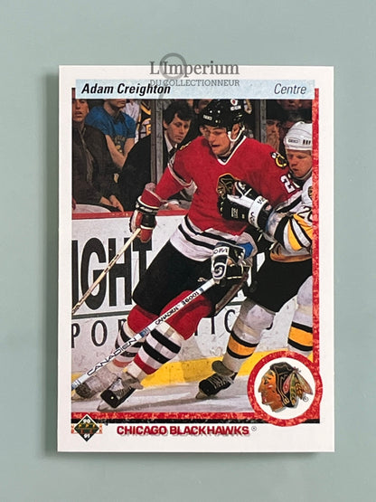 4. Adam Creighton Upper Deck 1990-91 French Hockey Card