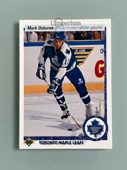 5. Mark Osborne Upper Deck 1990-91 French Hockey Card