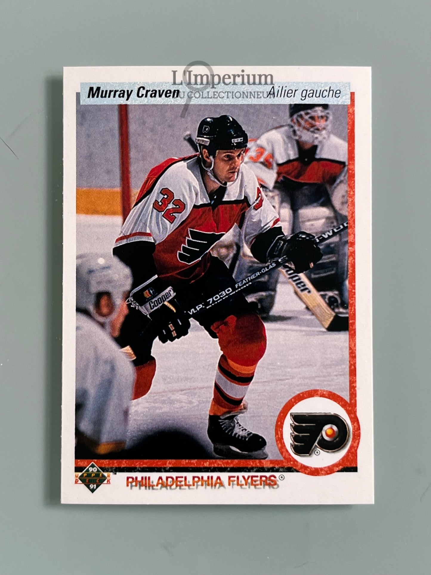 6. Murray Craven Upper Deck 1990-91 French Hockey Card