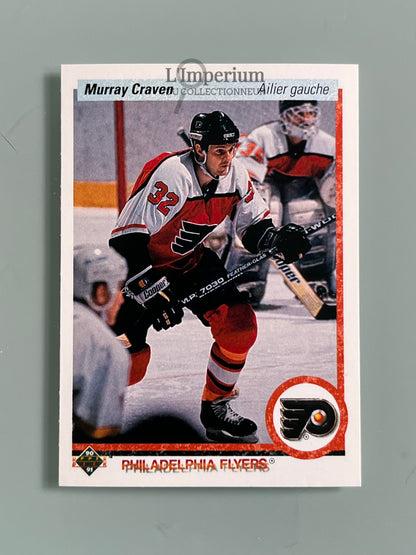 6. Murray Craven Upper Deck 1990-91 French Hockey Card