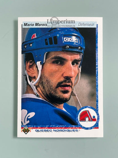 8. Mario Marois Upper Deck 1990-91 French Hockey Card