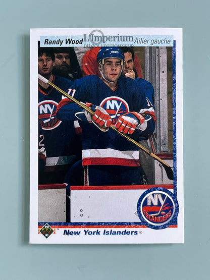 16. Randy Wood Upper Deck 1990-91 French Hockey Card