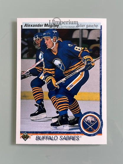 24. Alexander Mogilny RC Upper Deck 1990-91 French Hockey Card