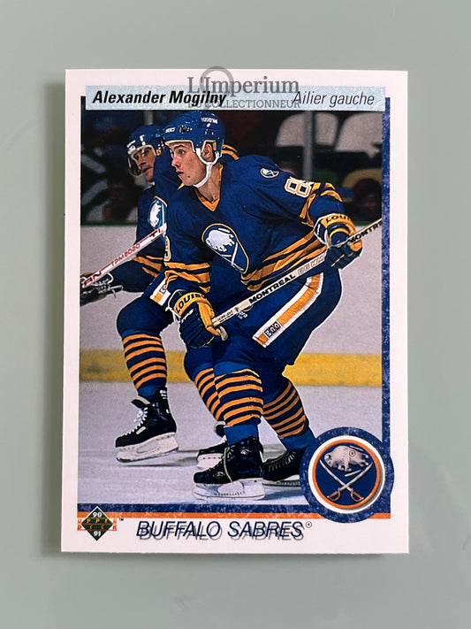 24. Alexander Mogilny RC Upper Deck 1990-91 French Hockey Card