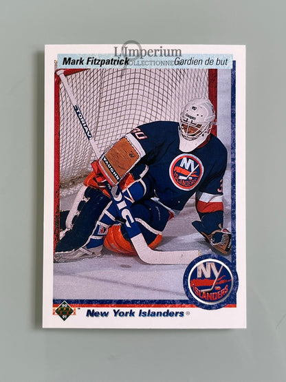 37. Mark Fitzpatrick RC Upper Deck 1990-91 French Hockey Card