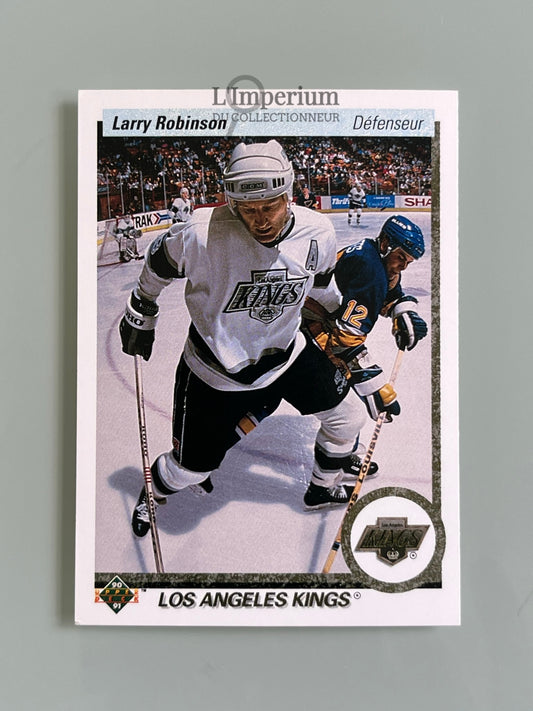 52. Larry Robinson Upper Deck 1990-91 French Hockey Card