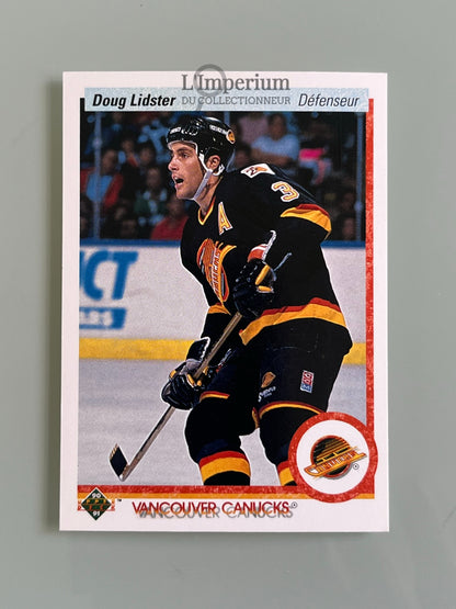 60. Doug Lister Upper Deck 1990-91 French Hockey Card