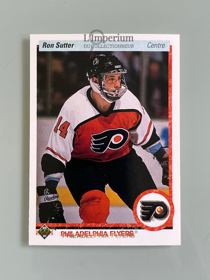 68. Ron Sutter Upper Deck 1990-91 French Hockey Card