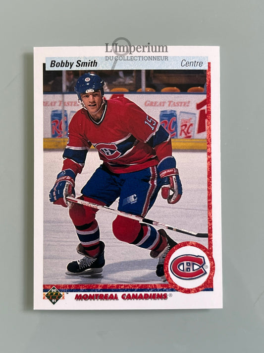 72. Bobby Smith Upper Deck 1990-91 French Hockey Card