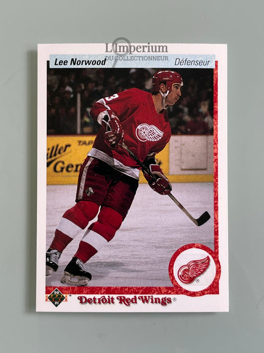 78. Lee Norwood Upper Deck 1990-91 French Hockey Card