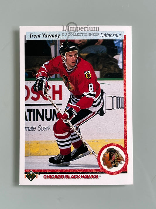 82. Trent Yawney Upper Deck 1990-91 French Hockey Card