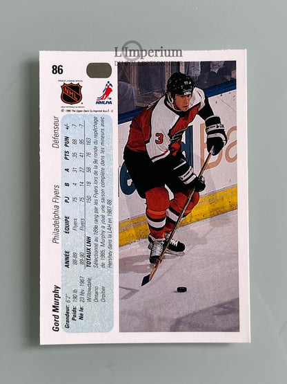 86. Gord Murphy RC Upper Deck 1990-91 French Hockey Card