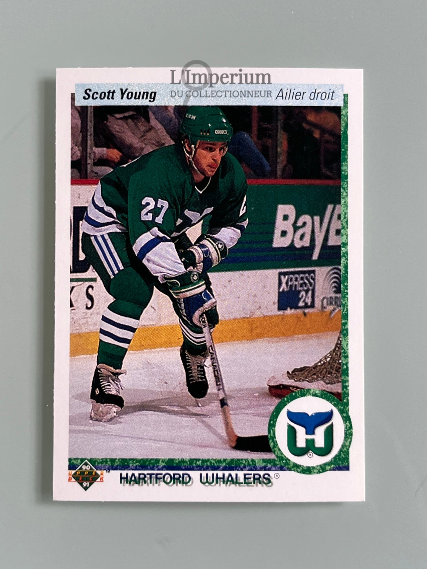87. Scott Young Upper Deck 1990-91 French Hockey Card