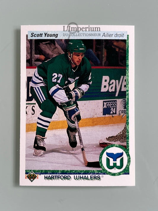 87. Scott Young Upper Deck 1990-91 French Hockey Card
