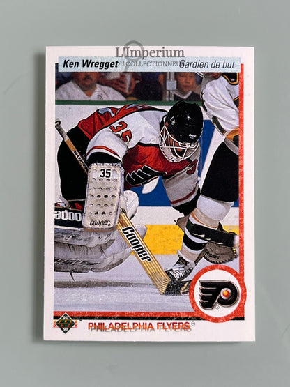 89. Ken Wregget Upper Deck 1990-91 French Hockey Card