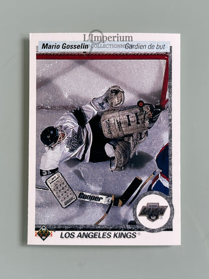 91. Mario Gosselin Upper Deck 1990-91 French Hockey Card