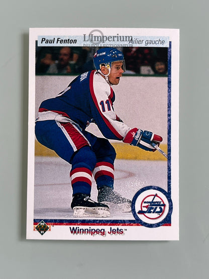 92. Paul Fenton Upper Deck 1990-91 French Hockey Card