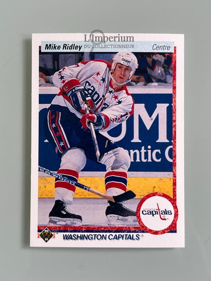 97. Mike Ridley Upper Deck 1990-91 French Hockey Card