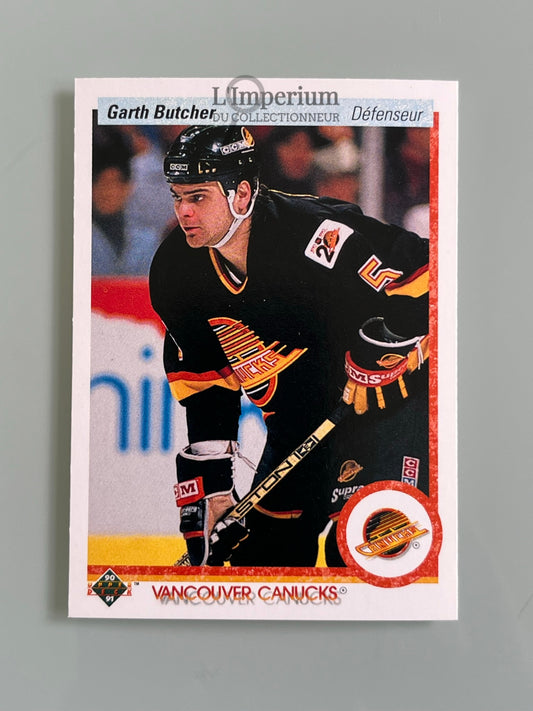 98. Garth Butcher Upper Deck 1990-91 French Hockey Card