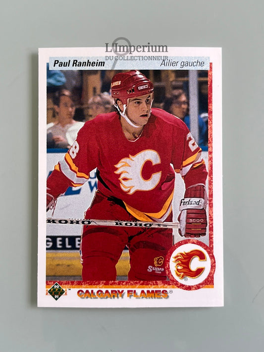 104. Paul Ranheim RC Upper Deck 1990-91 French Hockey Card