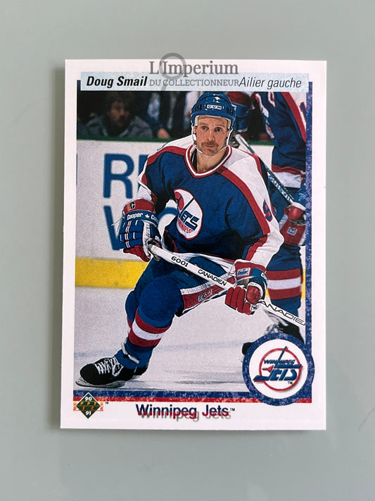 105. Doug Smail Upper Deck 1990-91 French Hockey Card