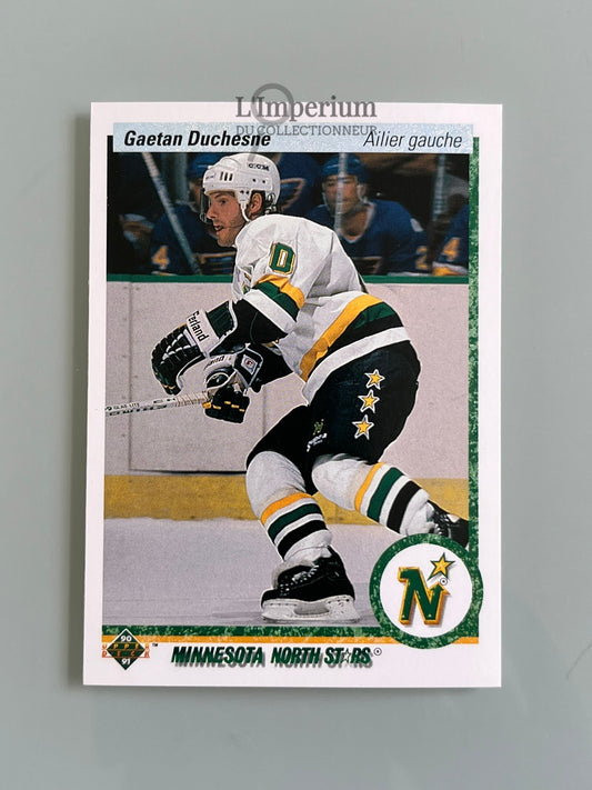 108. Geatan Duchesne Upper Deck 1990-91 French Hockey Card