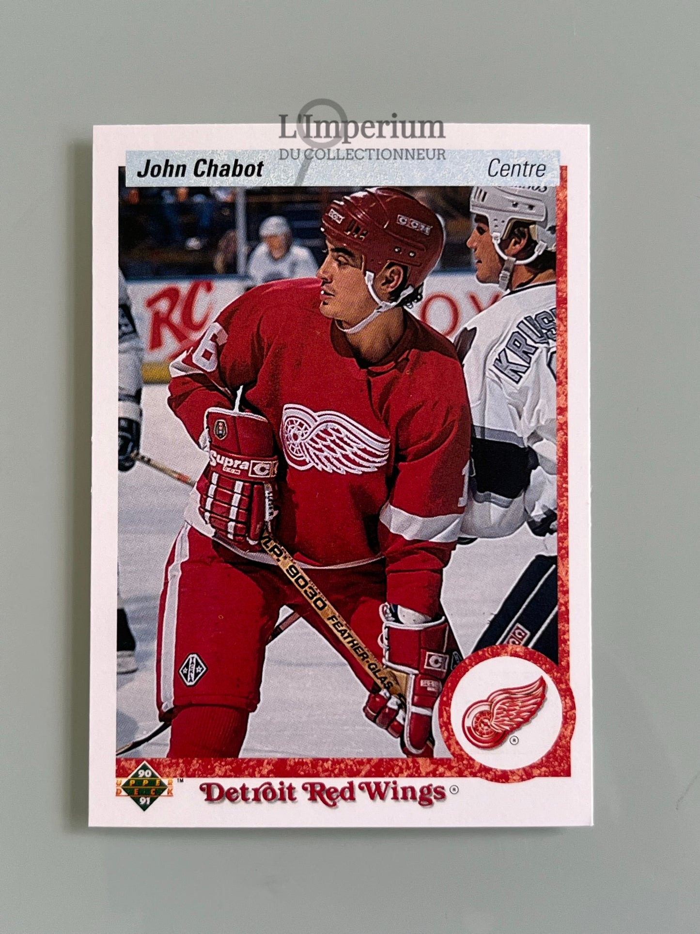 113. John Chabot Upper Deck 1990-91 French Hockey Card