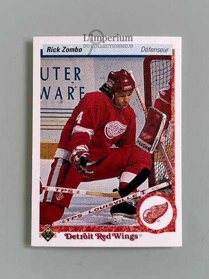 115. Rick Zombo RC Upper Deck 1990-91 French Hockey Card