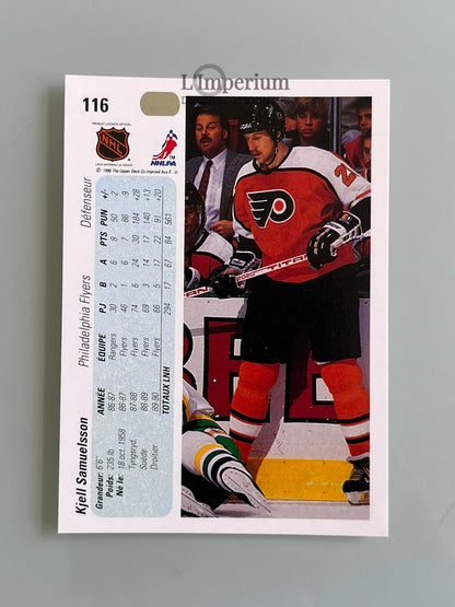 116. Kjell Samuelsson Upper Deck 1990-91 French Hockey Card