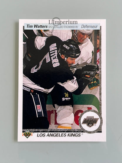 117. Tim Watters Upper Deck 1990-91 French Hockey Card