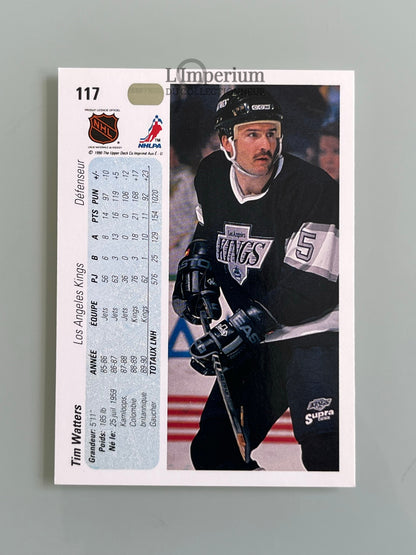 117. Tim Watters Upper Deck 1990-91 French Hockey Card