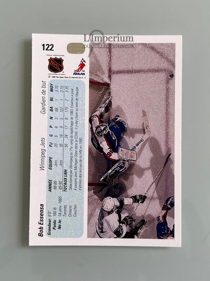 122. Bob Essensa RC Upper Deck 1990-91 French Hockey Card