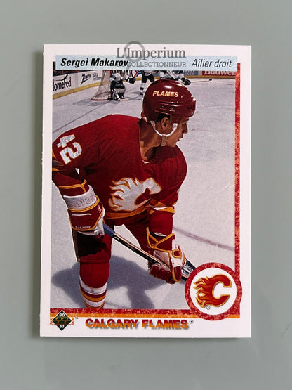 123. Sergei Marakov RC Upper Deck 1990-91 French Hockey Card