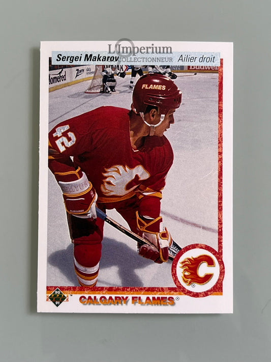 123. Sergei Marakov RC Upper Deck 1990-91 French Hockey Card