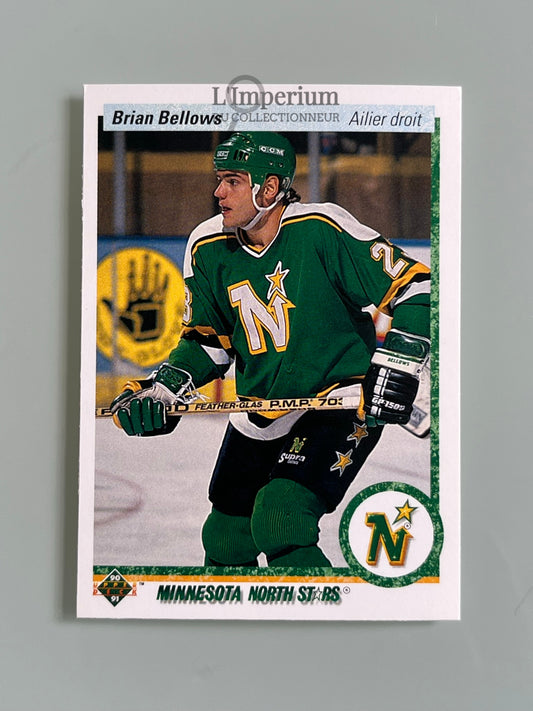 126. Brian Bellows Upper Deck 1990-91 French Hockey Card