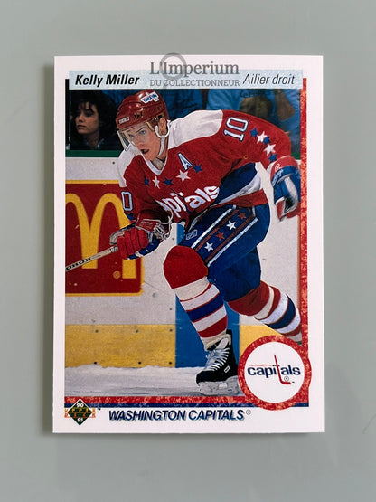 130. Kelly Miller Upper Deck 1990-91 French Hockey Card