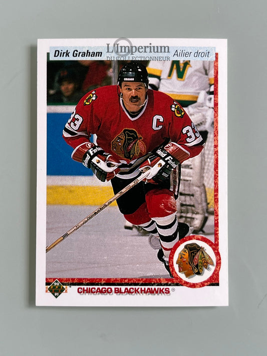 131. Dirk Graham Upper Deck 1990-91 French Hockey Card